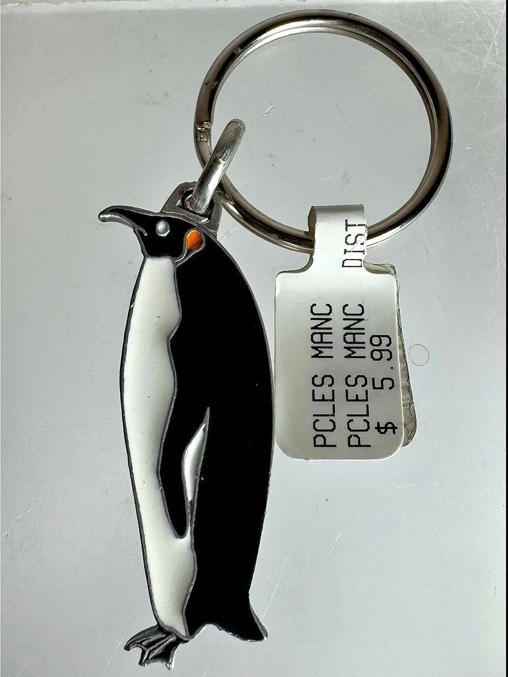 Biodome De Montreal Penguin Keychain Metal